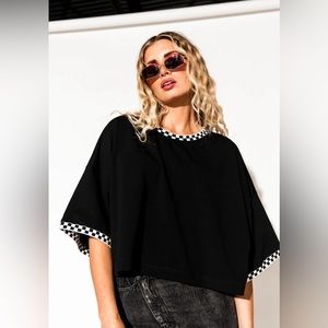 Dressed in LALA Frankie Cropped Tee